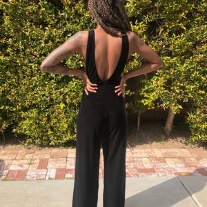 OG American Apparel velvet wide leg jumpsuit